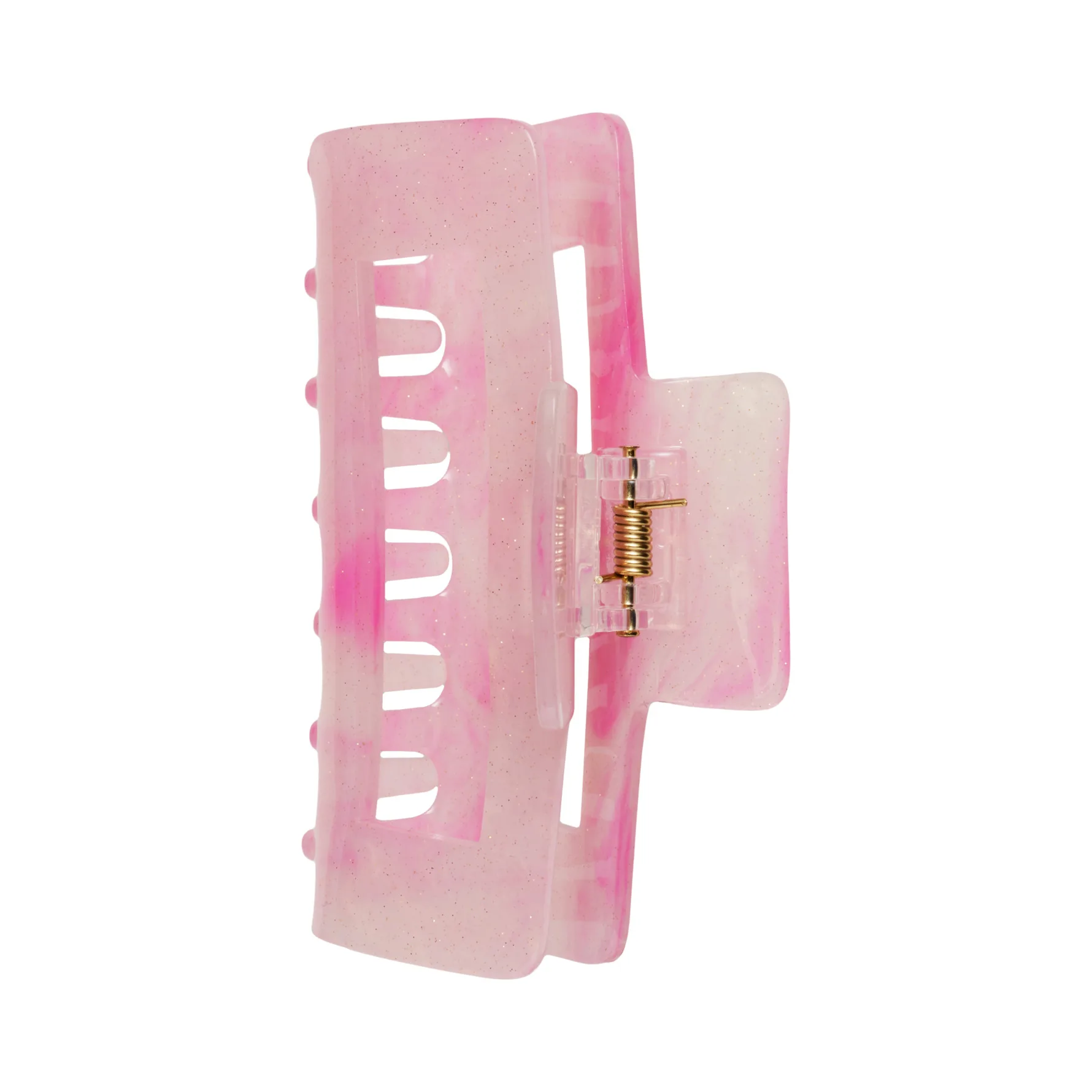 Large Hair Clip Pink Turtoise