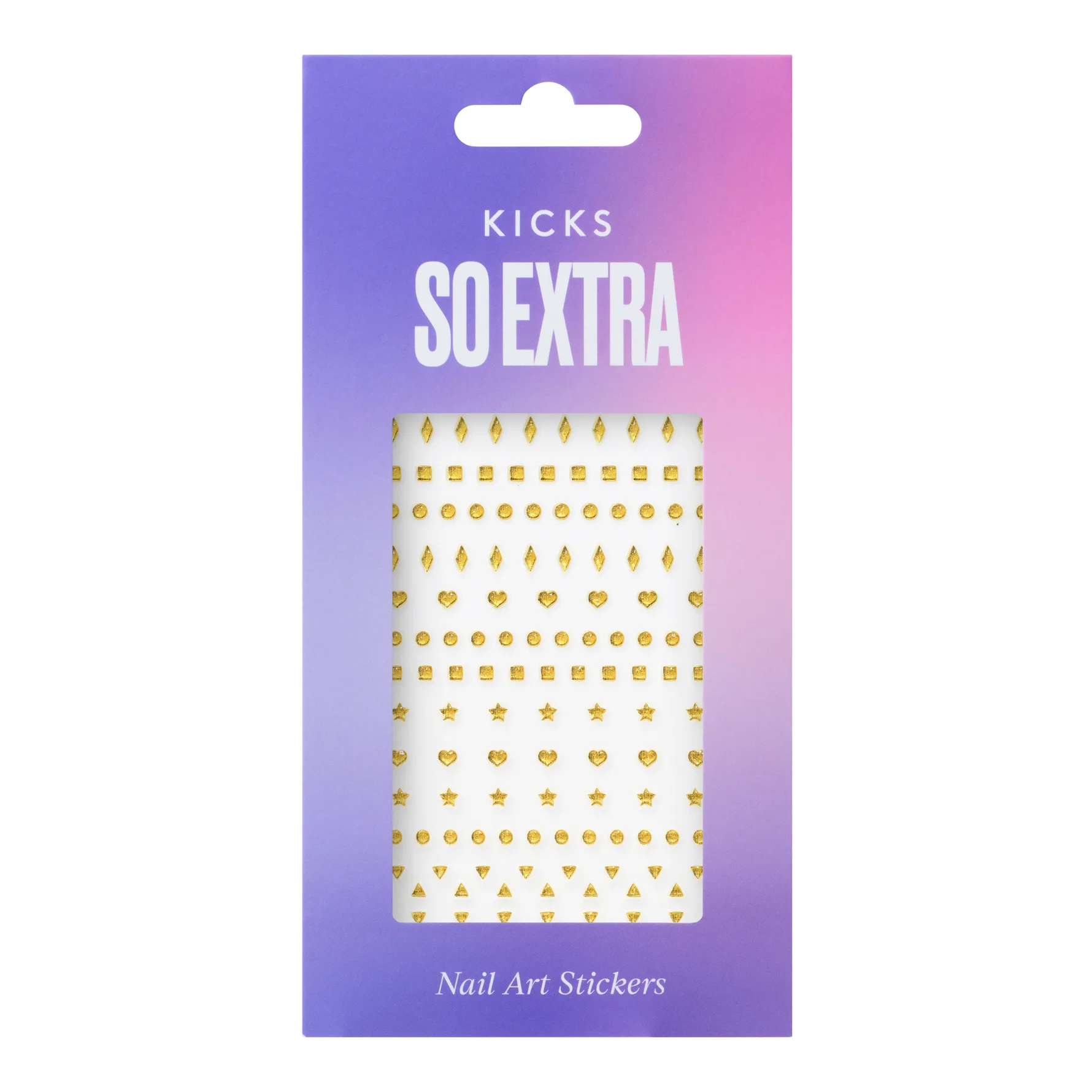 Nail Art Stickers Gold Dot Gold