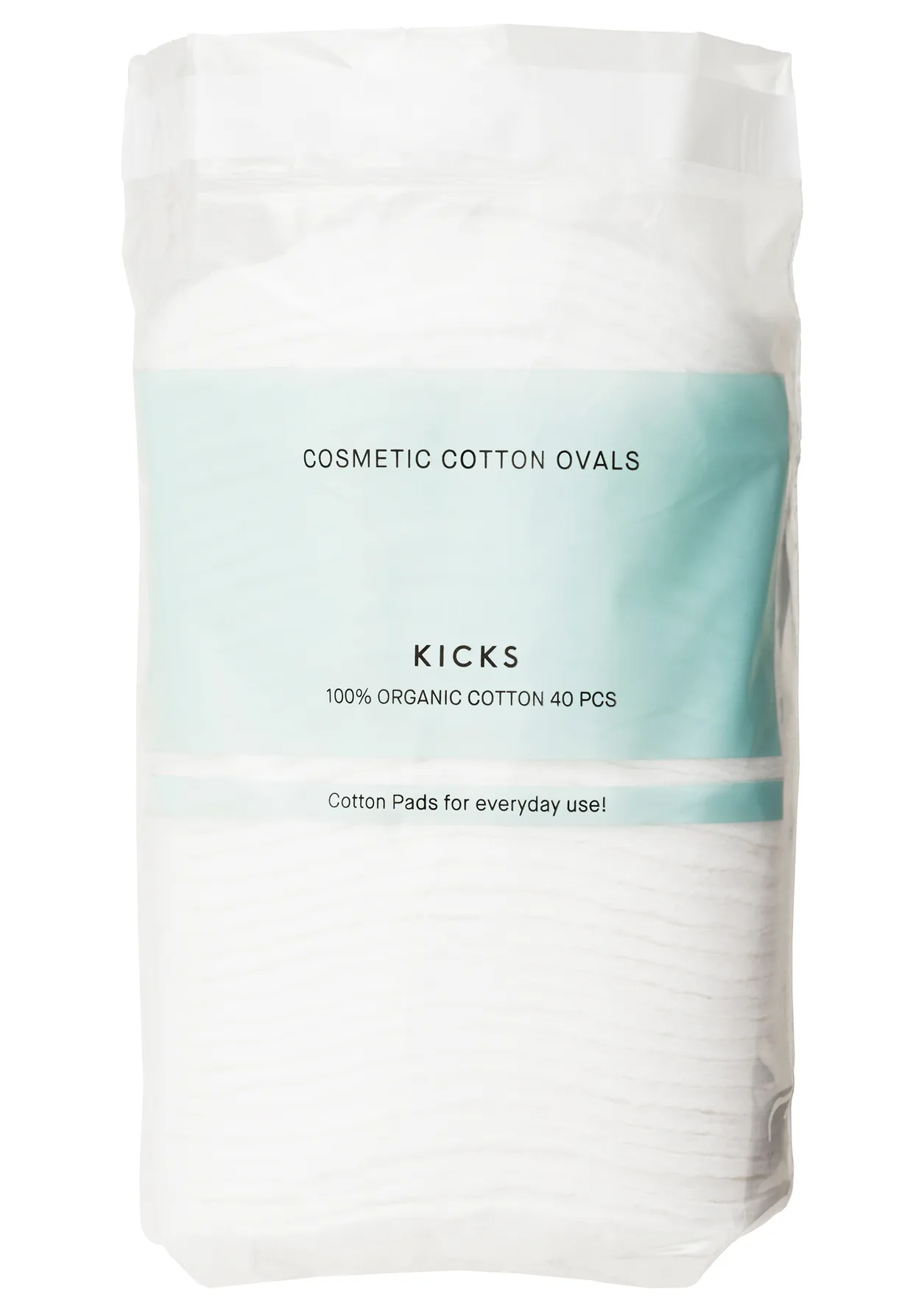 Organic Cotton Oval Pads 40 pcs