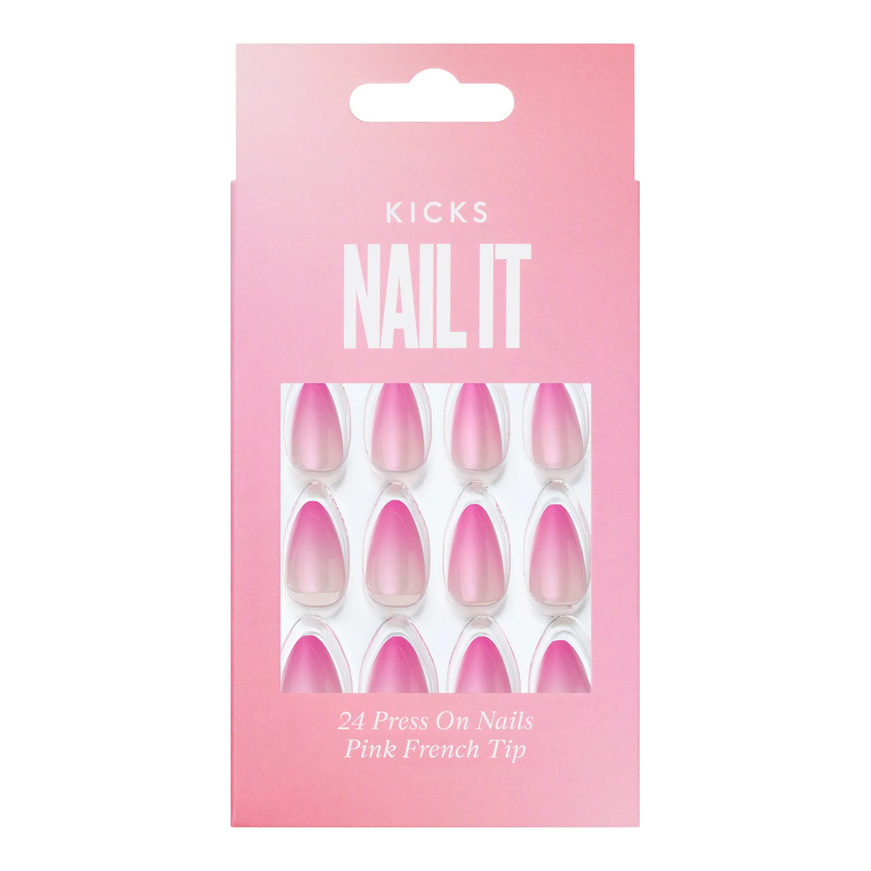 Press on Nails Pink French Tip