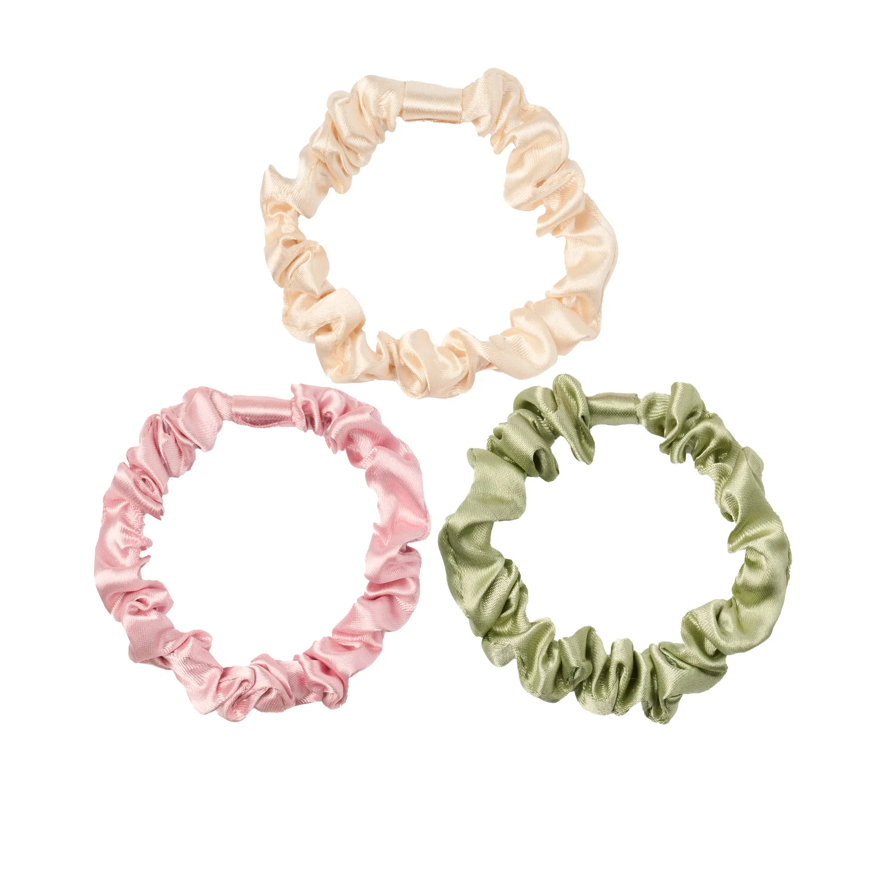 Slim Scrunchies 3-pack Pastel