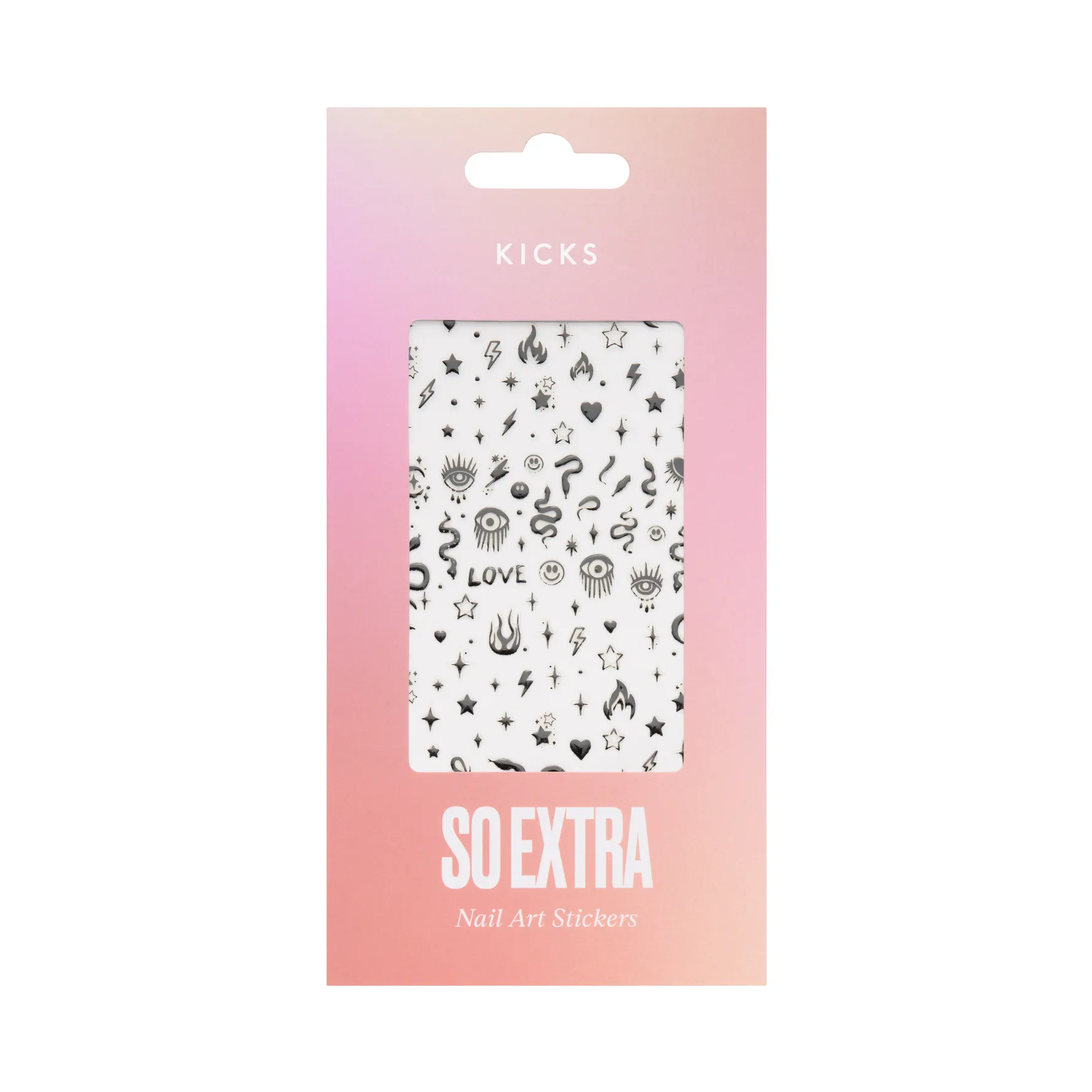 So Extra - Nail Art Stickers Mystic Black