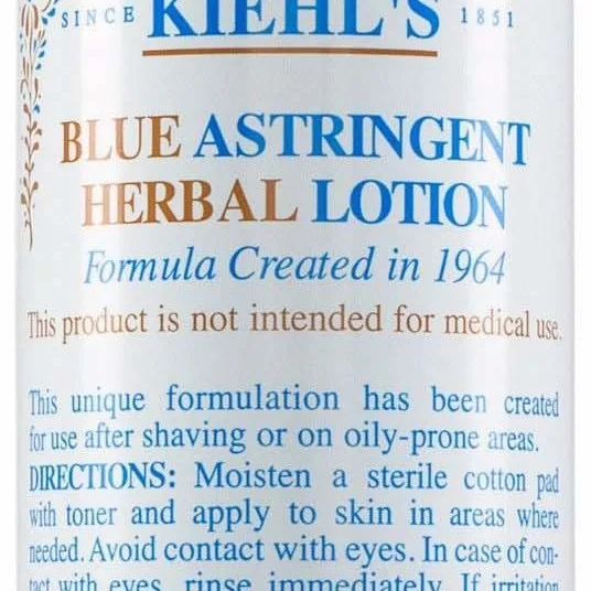 Kiehl's Blue Herbal Blue Astringent Herbal Lotion 250 ml