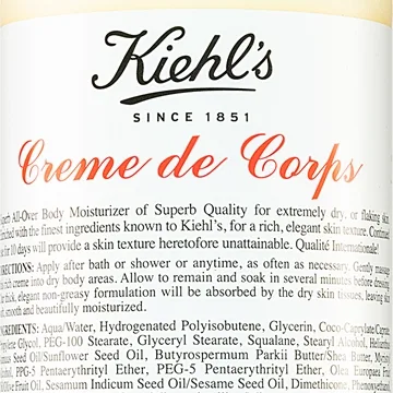 Kiehl's Creme de Corps Fuktgivande vård för kropp 250 ml