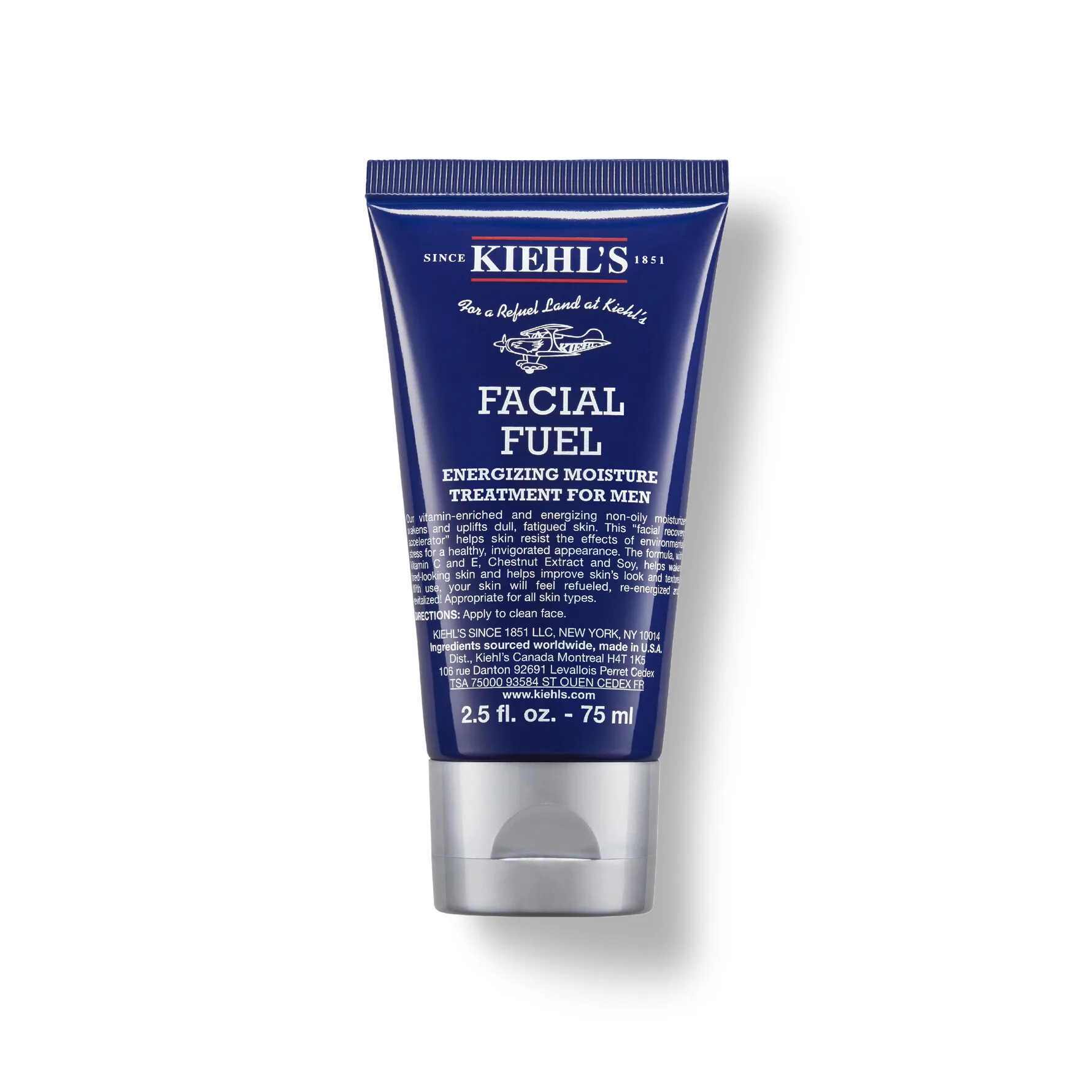 Kiehl's Facial Fuel Energizing Moisture Treatment Fuktgivande dagkräm med vitamin C för män 75 ml