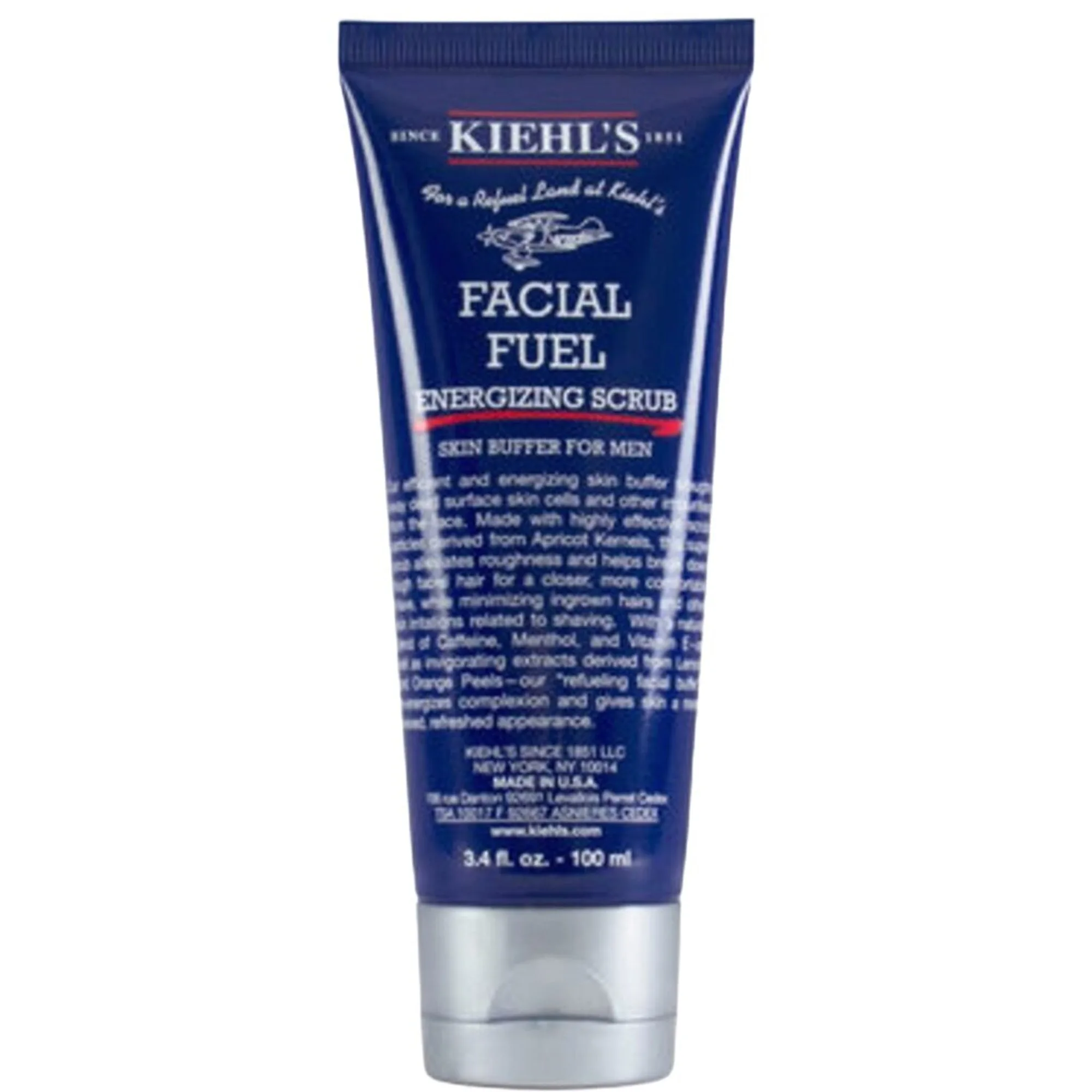 Kiehl's Facial Fuel Energizing Scrub kasvokuorinta miehille 100 ml