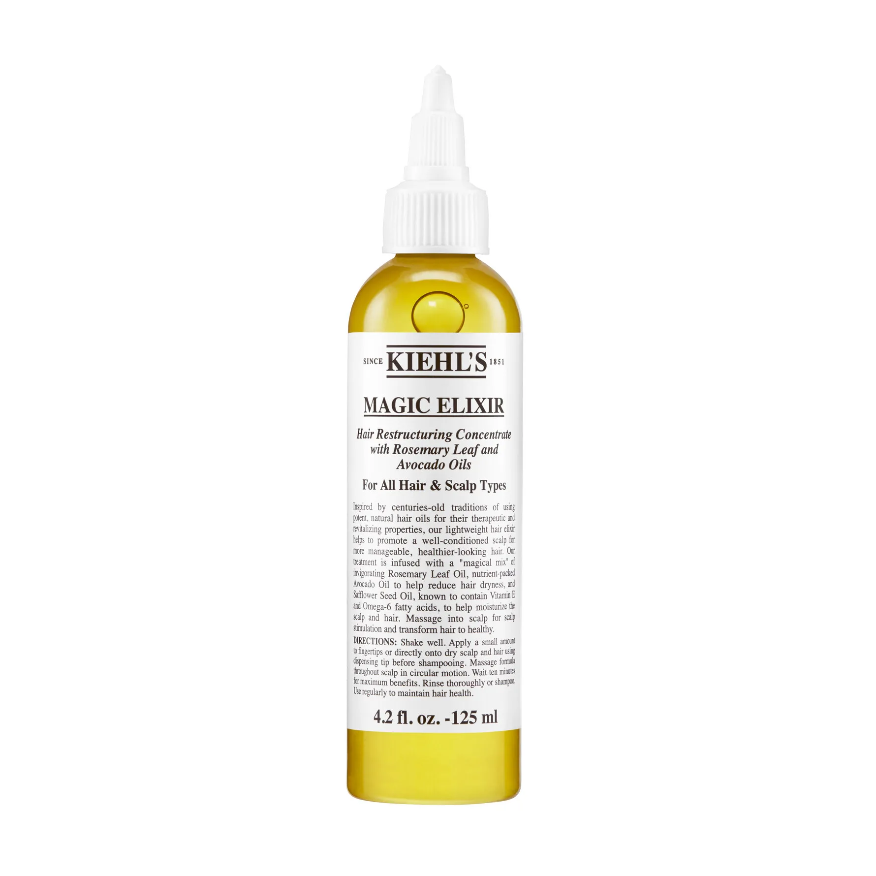 Kiehl's Magic Elixir Scalp and Hair Oil Treatment 125 ml
