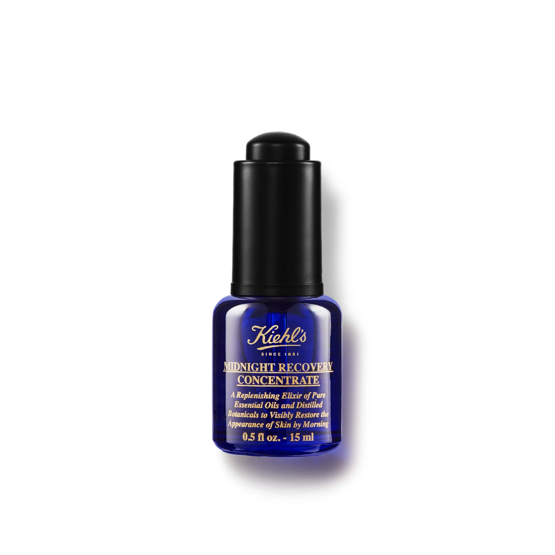 Kiehl's Midnight Recovery Concentrate Regenererande nattserum för alla hudtyper inklusive känslig 15 ml