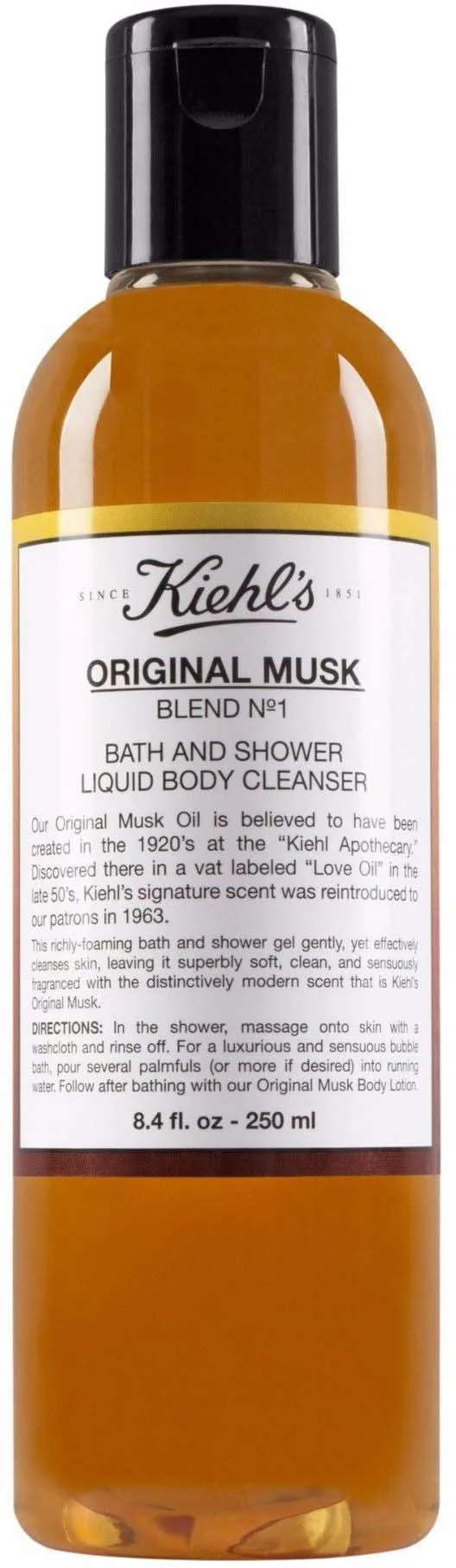 Kiehl's Original Musk Bath and Shower Liquid Body Cleanser Showergel