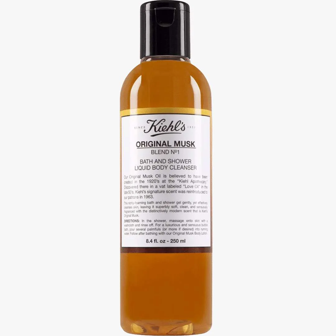 Kiehl's Original Musk Bath and Shower Liquid Body Cleanser Showergel