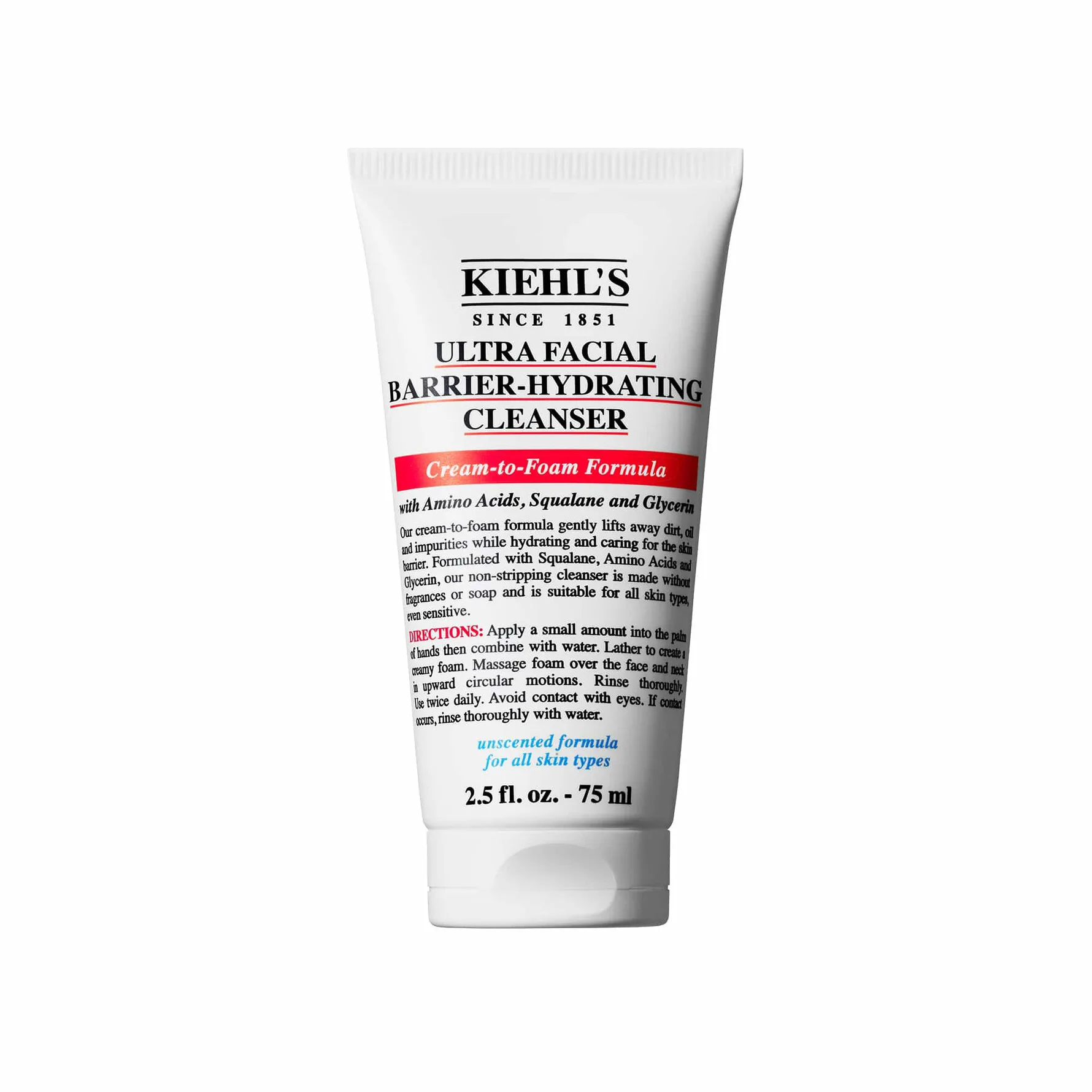Kiehl's Ultra Facial Barrier-Hydrating Cleanser Rengöringsgel 75 ml