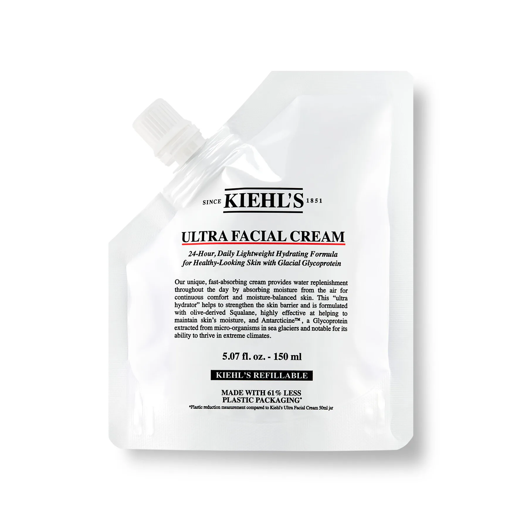 Kiehl's Ultra Facial Cream Fuktgivande kräm för ansikte 24 tim refill 150 ml