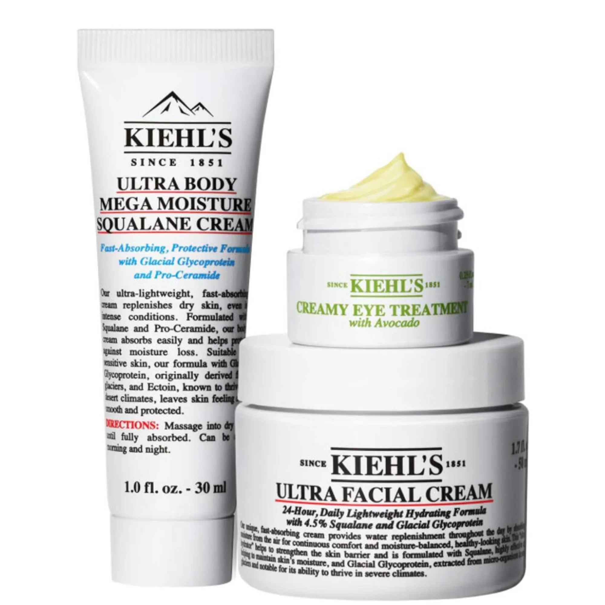 Kiehl's Ultra Facial Head To Toe Hydration Set Ansigtsplejesæt