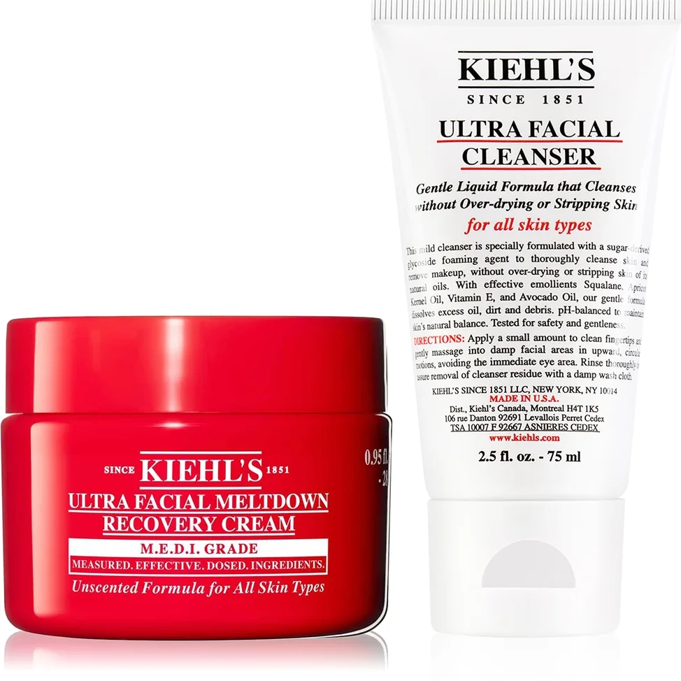 Kiehl's Ultra Facial Recovery Hydration Ritual setti