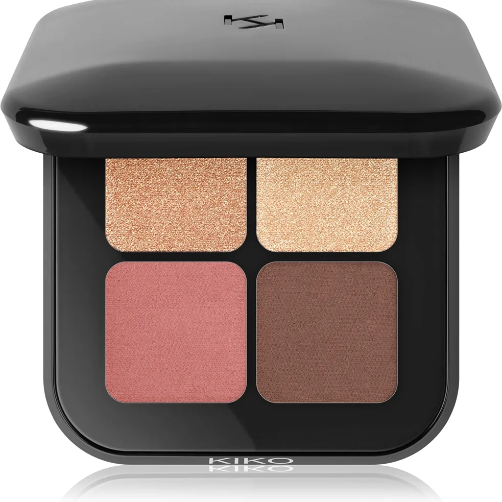 KIKO Milano Bright Quartet Lidschattenpalette Farbton 02 Rosy Mauve Variations 3.5 g