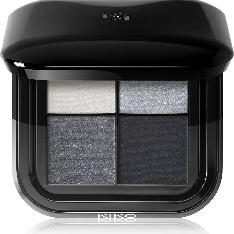 KIKO Milano Bright Quartet Lidschattenpalette Farbton 04 Smokey Eyes Profusion 3.5 g