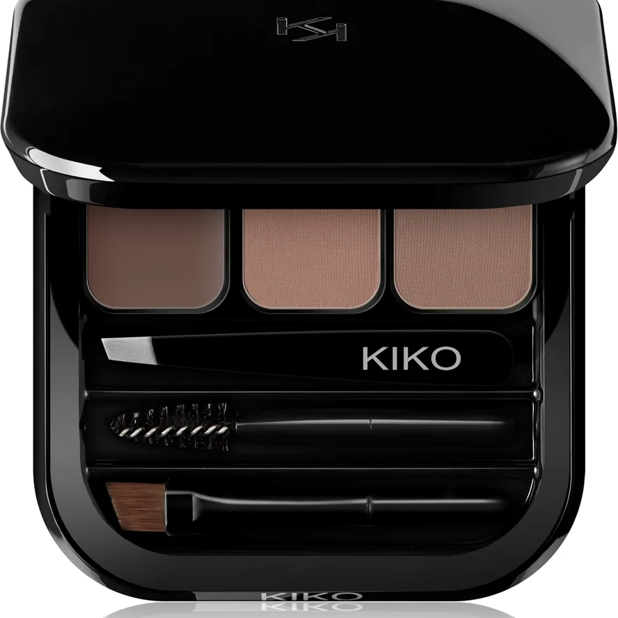 KIKO Milano Eyebrow Expert Set für perfekte Augenbrauen Farbton 02 Brown 2.4 g