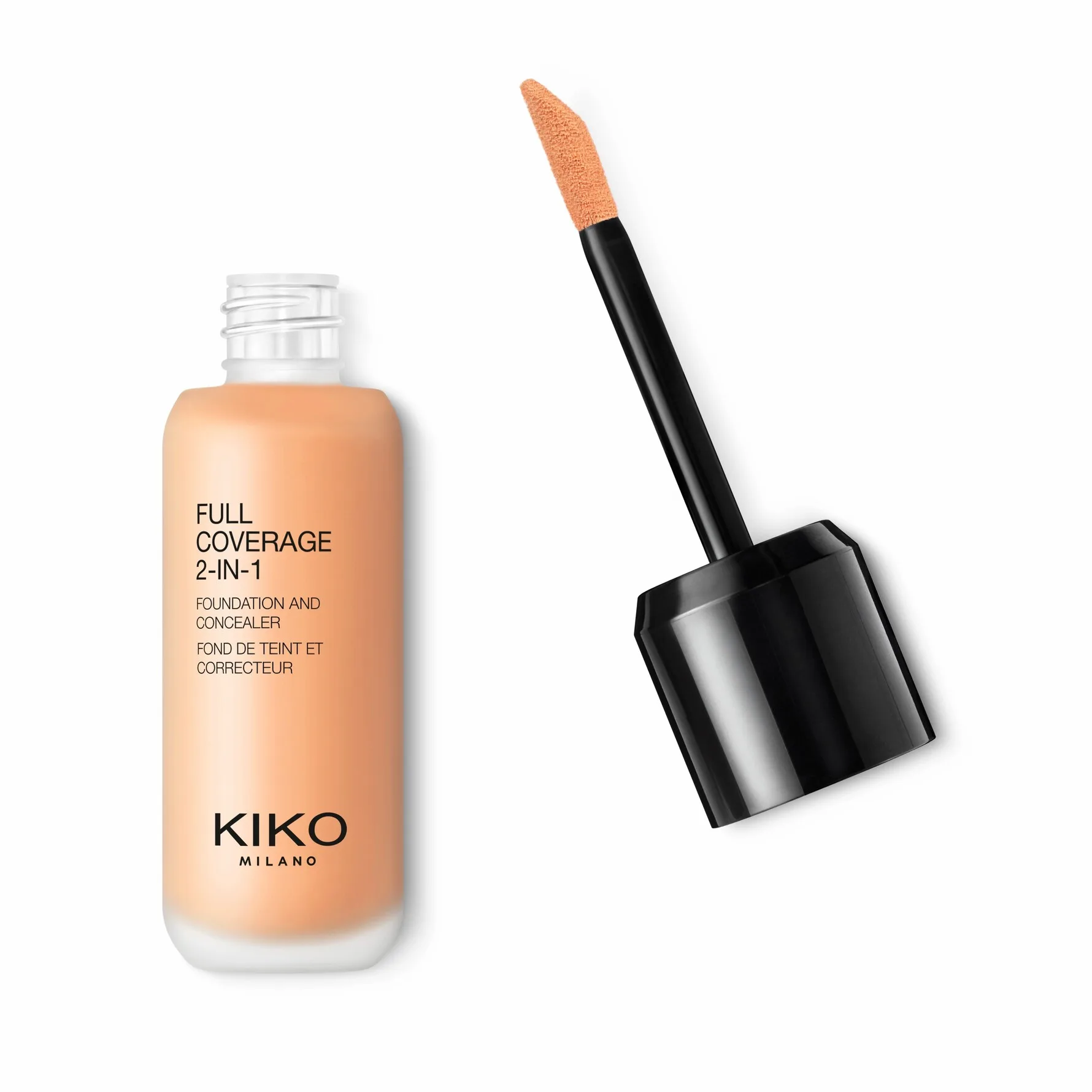 KIKO Milano Full Coverage 2-In-1 Foundation & Concealer 25 ml - WB40 Warm Beige