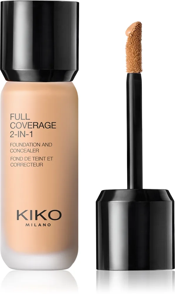 KIKO Milano Full Coverage 2-In-1 Make-up und Korrektor 2 in 1 Farbton 60 Warm Beige 25 ml