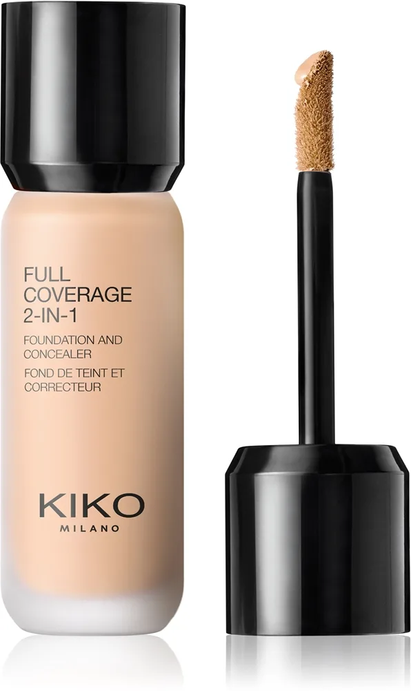 KIKO Milano Full Coverage 2-In-1 Foundation & Concealer 25 ml - N15 Neutral