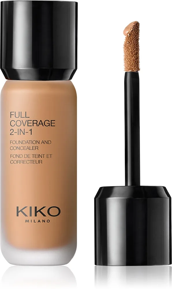KIKO Milano Full Coverage 2-In-1 Foundation & Concealer 25 ml - WB105 Warm Beige
