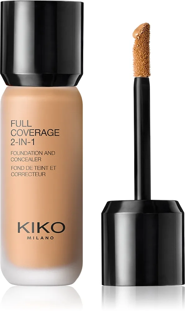 KIKO Milano Full Coverage 2-In-1 Foundation & Concealer 25 ml - WB80 Warm Beige