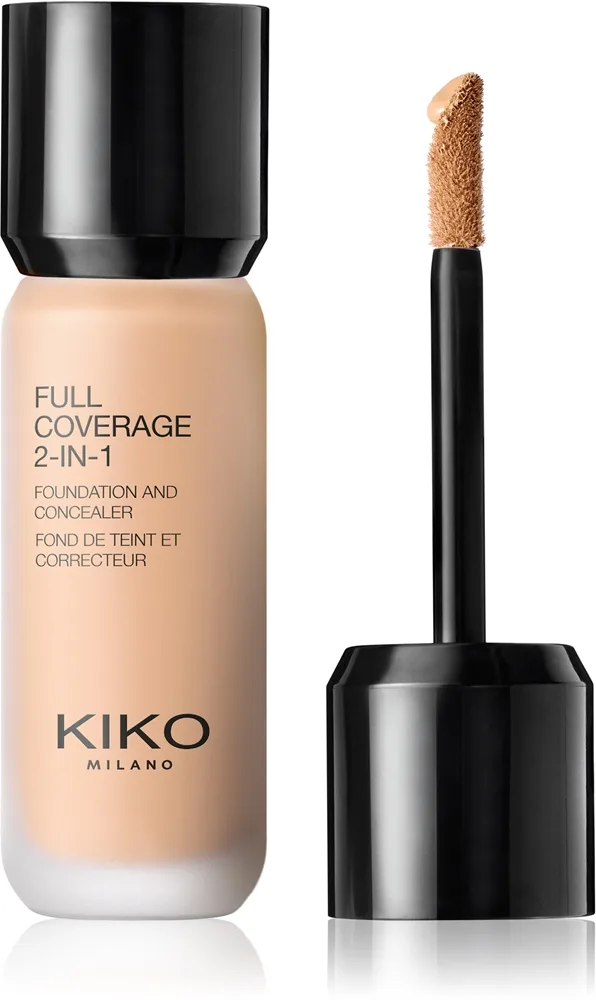 KIKO Milano Full Coverage 2-In-1 Foundation & Concealer 25 ml - WR30 Warm Rose