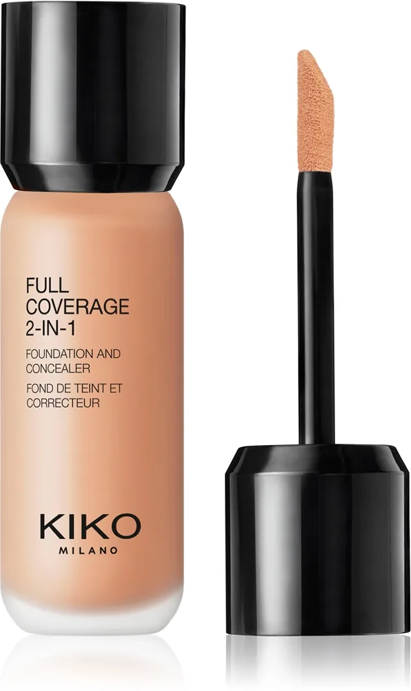 KIKO Milano Full Coverage 2-In-1 Foundation & Concealer 25 ml - WR50 Warm Rose