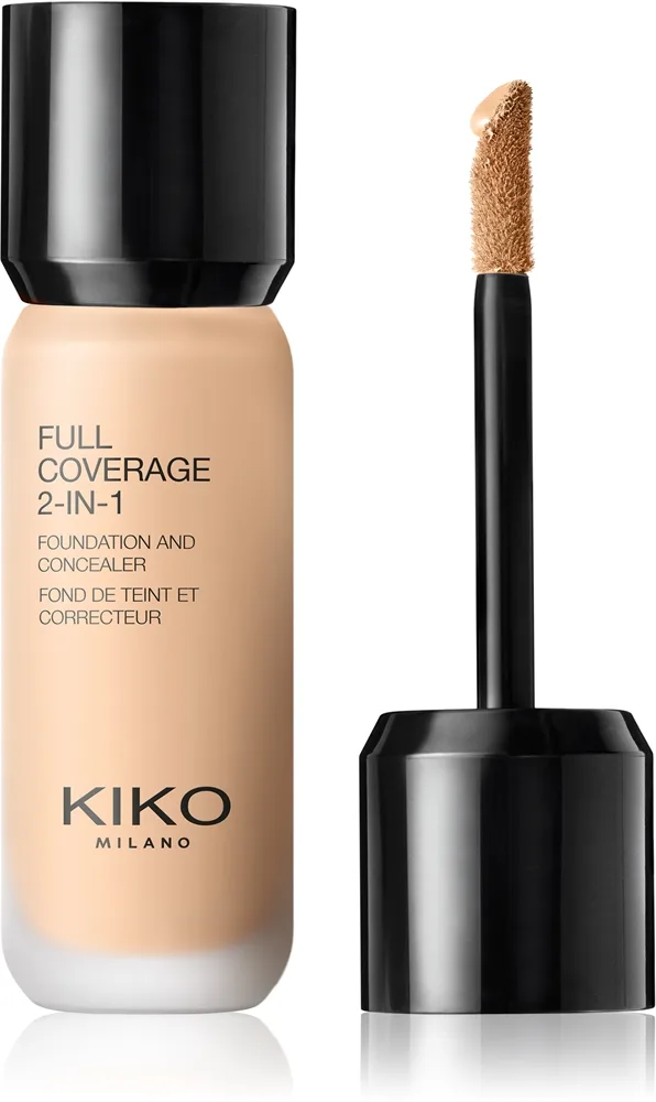 KIKO Milano Full Coverage 2-In-1 Make-up und Korrektor 2 in 1 Farbton 10 Neutral 25 ml