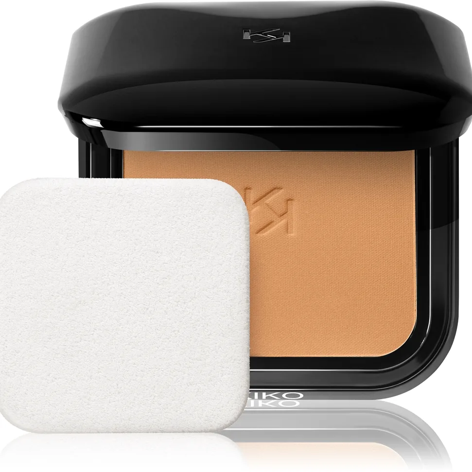 KIKO Milano Full Coverage Blurring Powder Foundation das pudrige Kompakt-Make-up für volle Abdeckung Farbton 70 Light Camel 10 g