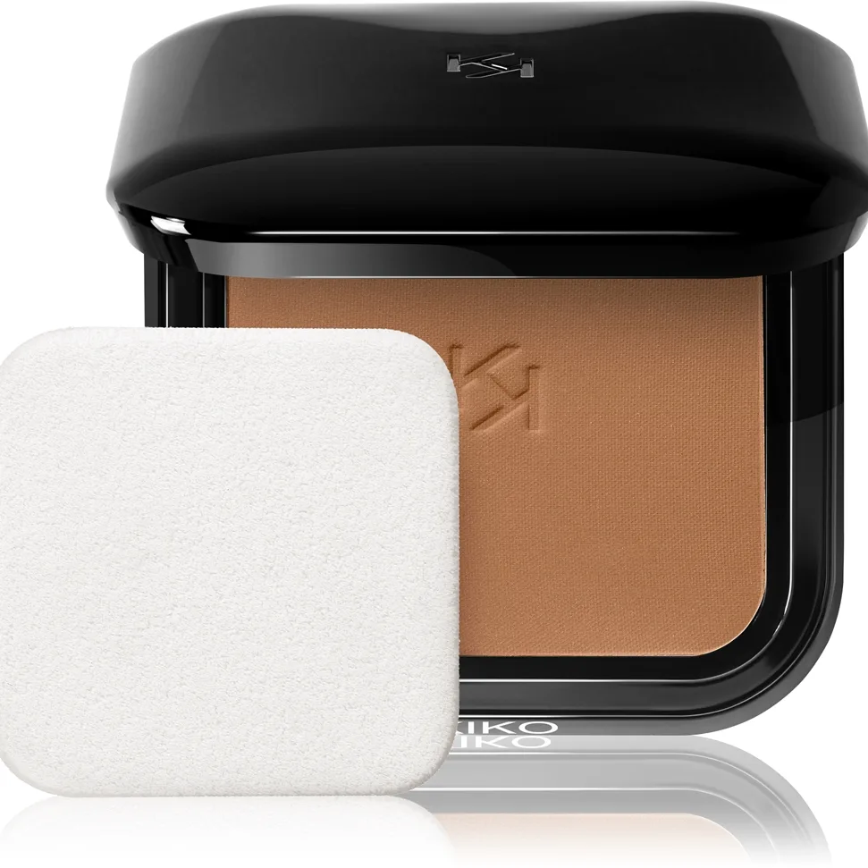 KIKO Milano Full Coverage Blurring Powder Foundation das pudrige Kompakt-Make-up für volle Abdeckung Farbton 80 Cocoa 10 g