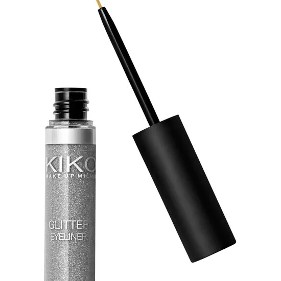 KIKO Milano Glitter Eyeliner langanhaltender Gel-Eyeliner Farbton 02 Silver 4.5 ml