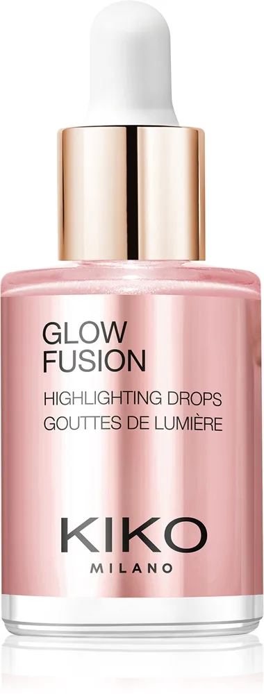 KIKO Milano Glow Fusion Highlighting Drops flüssiger Aufheller für das Gesicht Farbton 01 Platinum Rose 9.5 ml