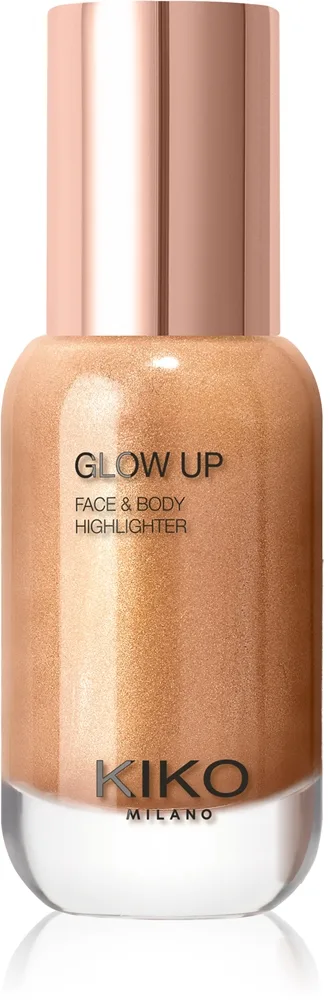 KIKO Milano Glow Up flüssiger Aufheller Für Gesicht und Körper Farbton 02 Copper 30 ml