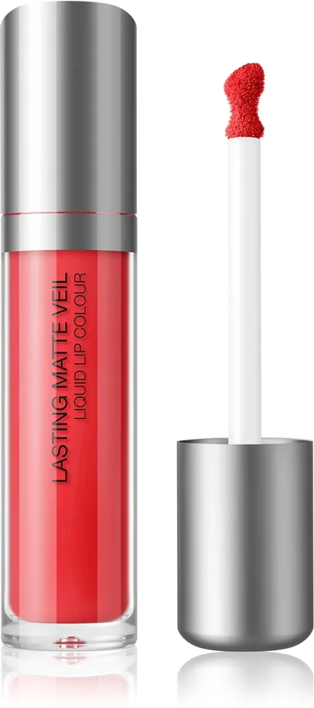 KIKO Milano Lasting Matte Veil langanhaltender flüssiger Lippenstift mit Matt-Effekt Farbton 12 Crimson Red 4 ml