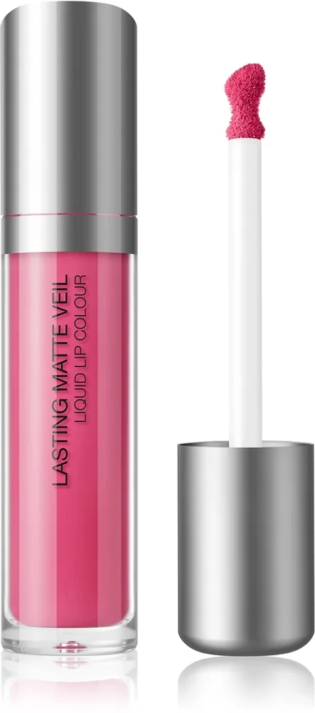 KIKO Milano Lasting Matte Veil langanhaltender flüssiger Lippenstift mit Matt-Effekt Farbton 14 Magenta 4 ml