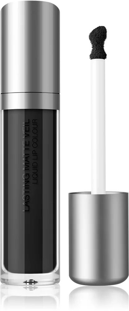 KIKO Milano Lasting Matte Veil langanhaltender flüssiger Lippenstift mit Matt-Effekt Farbton 17 Black 4 ml