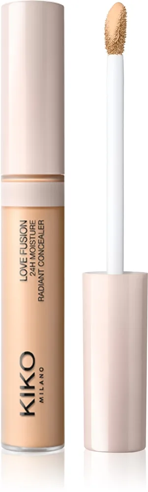 KIKO Milano Love Fusion 24H Moisture Radiant Concealer Langzeit-Korrektor mit feuchtigkeitsspendender Wirkung Farbton 13 Ginger 8 ml