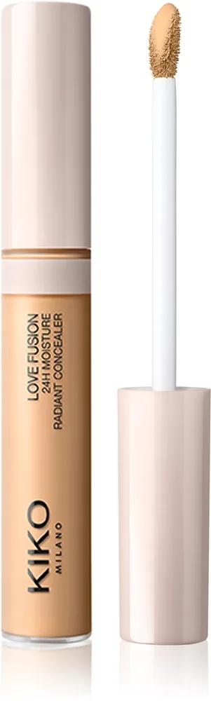 KIKO Milano Love Fusion 24H Moisture Radiant Concealer Langzeit-Korrektor mit feuchtigkeitsspendender Wirkung Farbton 14 Honey 8 ml