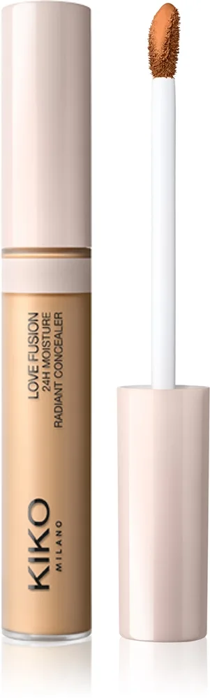 KIKO Milano Love Fusion 24H Moisture Radiant Concealer Langzeit-Korrektor mit feuchtigkeitsspendender Wirkung Farbton 15 Caramel 8 ml