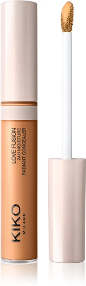 KIKO Milano Love Fusion 24H Moisture Radiant Concealer Langzeit-Korrektor mit feuchtigkeitsspendender Wirkung Farbton 20 Walnut 8 ml