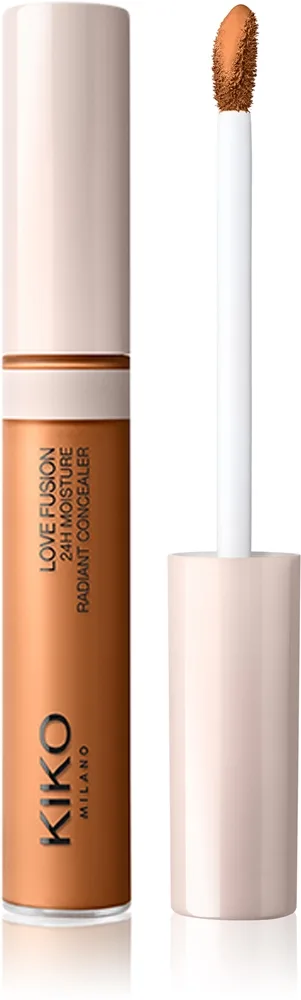 KIKO Milano Love Fusion 24H Moisture Radiant Concealer Langzeit-Korrektor mit feuchtigkeitsspendender Wirkung Farbton 22 Coffee 8 ml