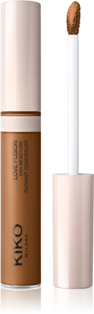 KIKO Milano Love Fusion 24H Moisture Radiant Concealer Langzeit-Korrektor mit feuchtigkeitsspendender Wirkung Farbton 23 Dark Chestnut 8 ml