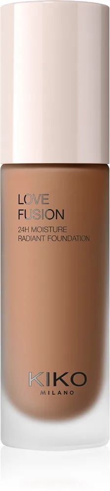 KIKO Milano Love Fusion 24H Moisture Radiant Foundation Langanhaltende cremige Make-up mit feuchtigkeitsspendender Wirkung Farbton 8.5 Neutral Gold 30
