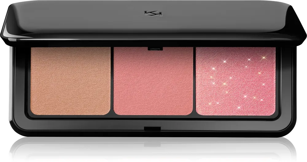 KIKO Milano Multi Finish Trio Lidschatten & Kontourpalette Farbton 02 Mauve 7 g