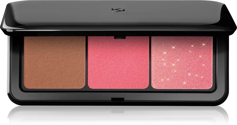 KIKO Milano Multi Finish Trio Lidschatten & Kontourpalette Farbton 03 Pink 7 g