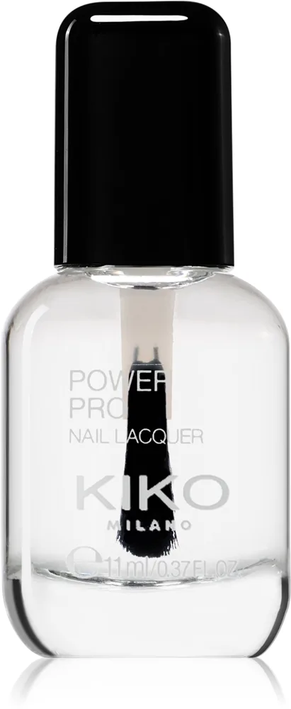 KIKO Milano Power Pro Langtidsholdbar neglelak Skygge 01 Transparent 11 ml