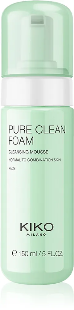 KIKO Milano Pure Clean Foam erfrischender Reinigungsschaum für das Gesicht 150 ml