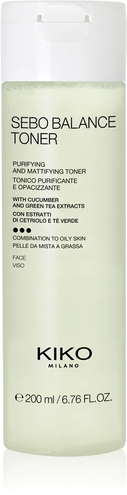 KIKO Milano Sebo Balance mattierendes Tonikum für gemischte bis fettige Haut 200 ml