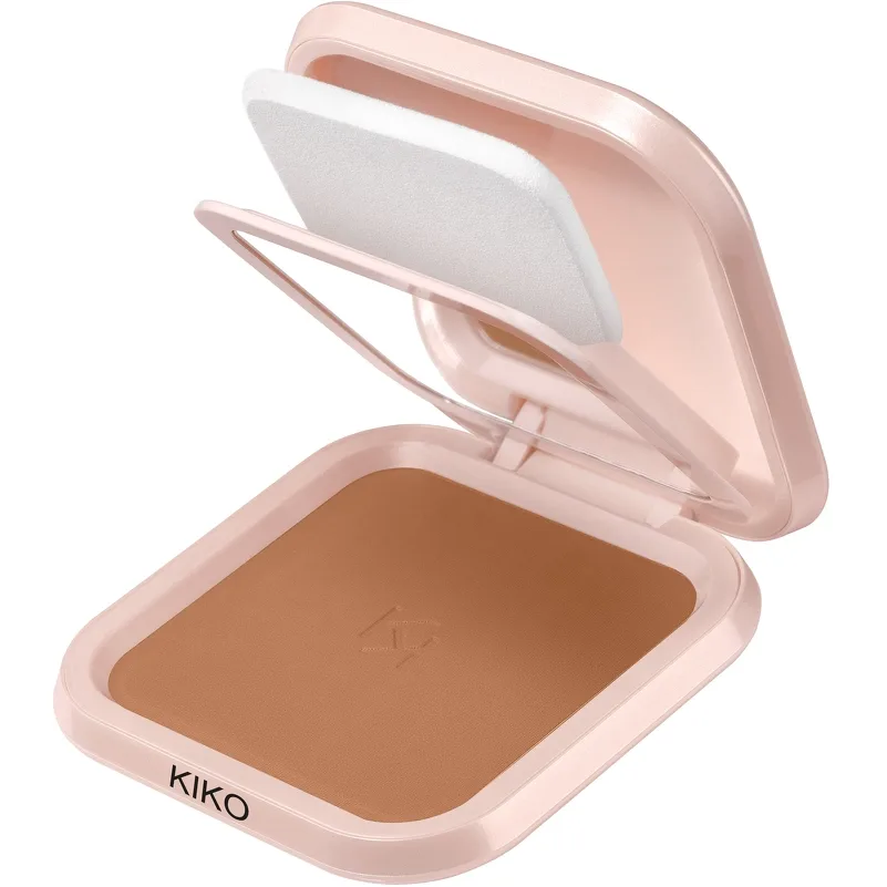KIKO Milano Skin Lover Refining Face Powder Foundation das pudrige Kompakt-Make-up mit Matt-Effekt Farbton 11 Cocoa 10 g